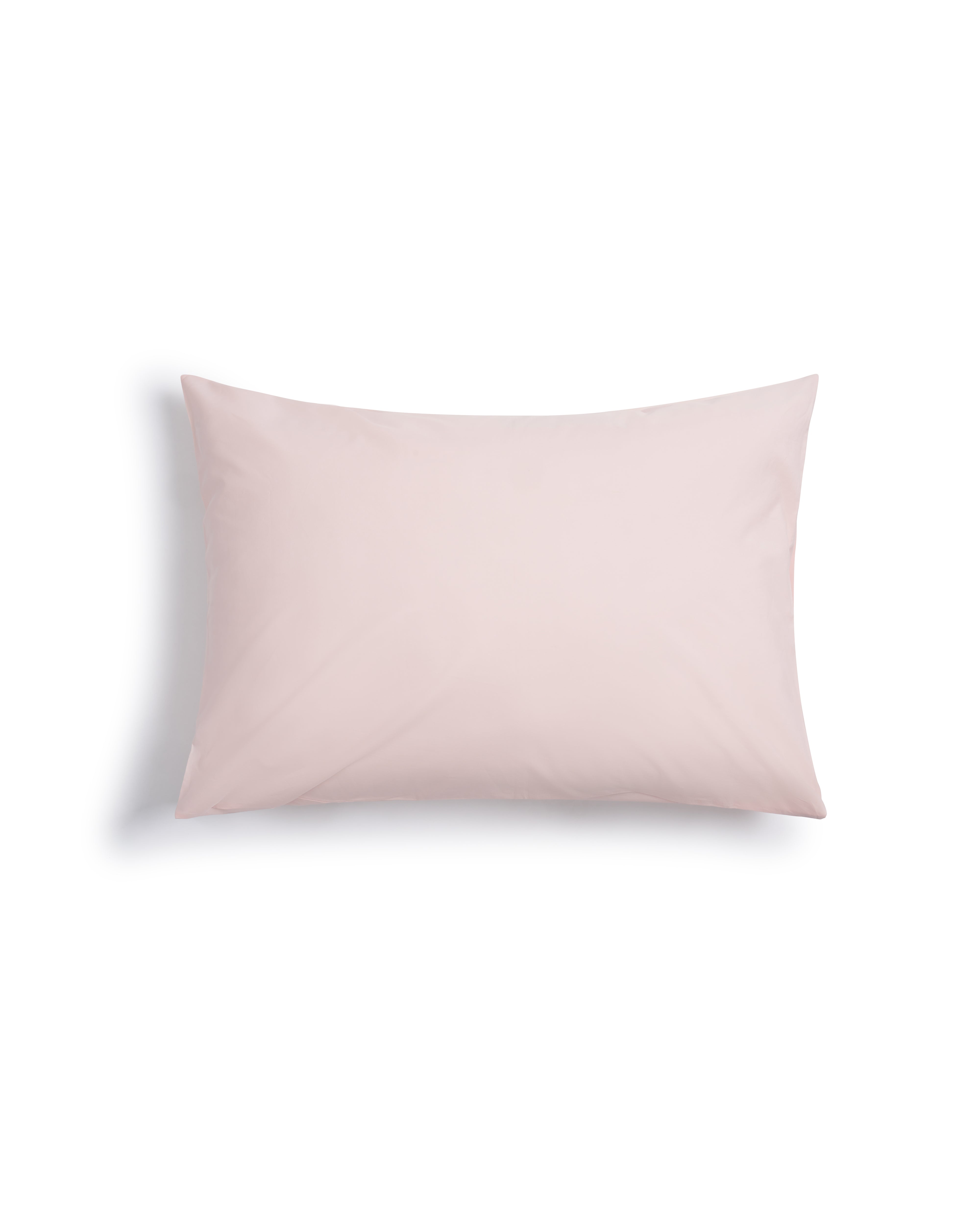 Clay Dust sateen pillowcase, flat lay