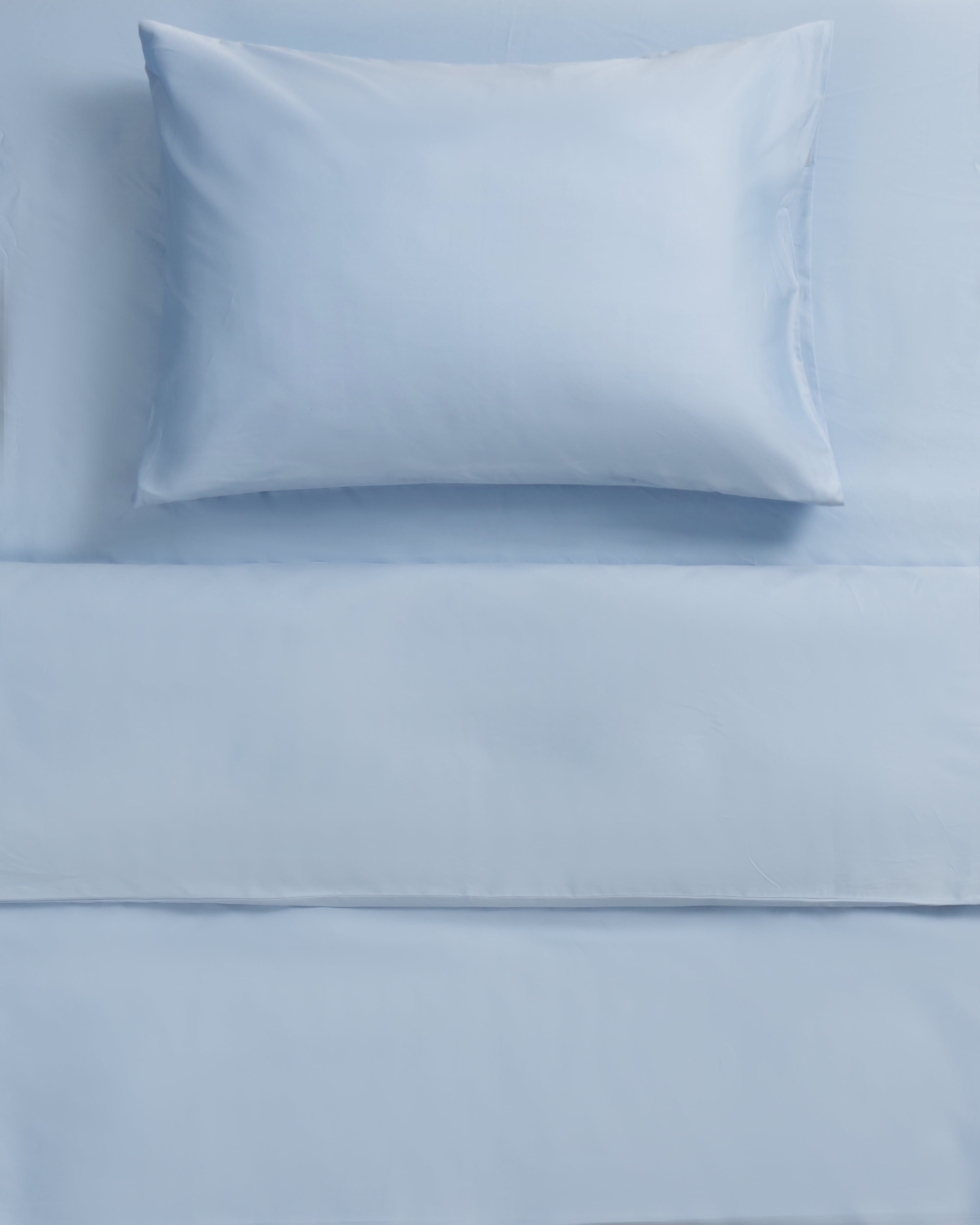Parure complète Bleu Béton - Satin