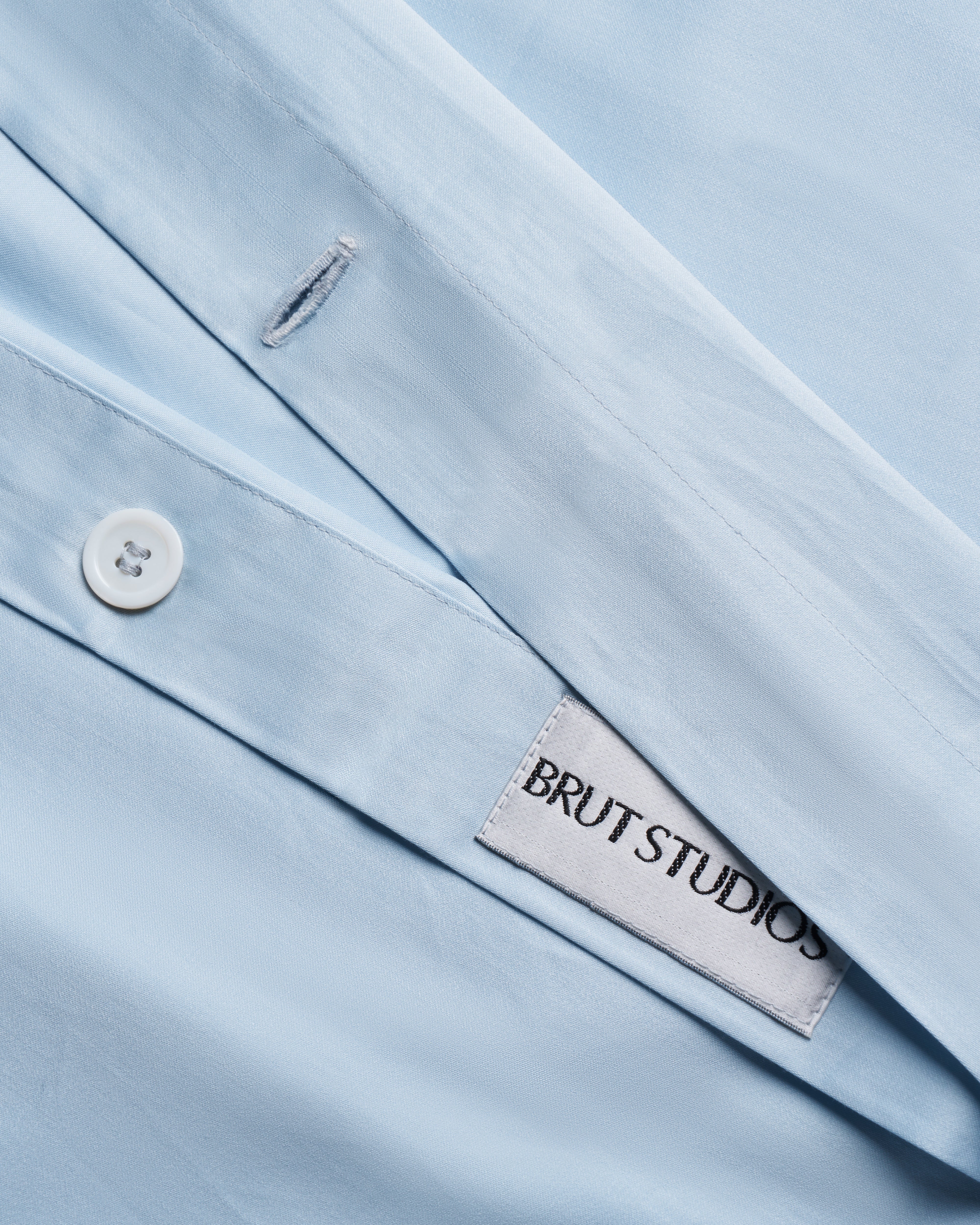 Concrete Blue Duvet Cover - Sateen