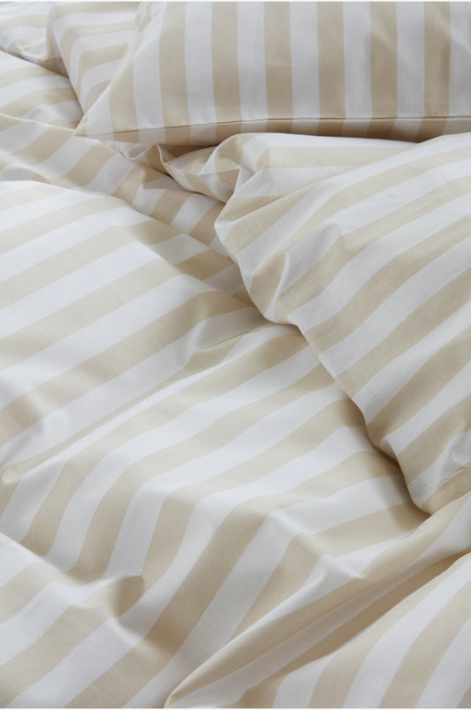 Duvet cover Off-white and beige